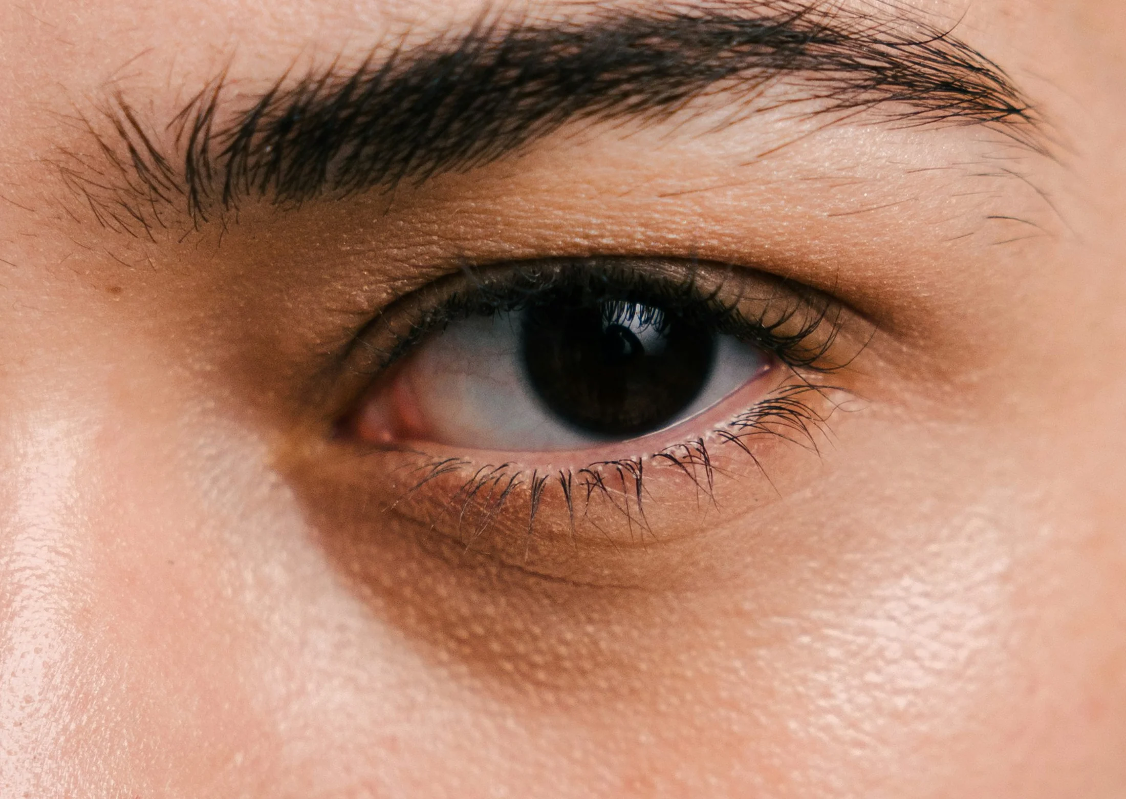 Primerísimo plano de un ojo