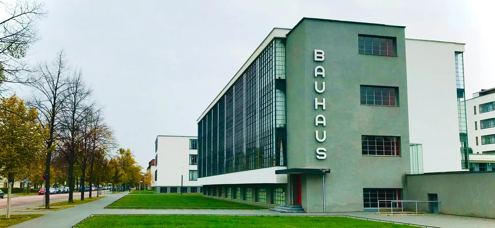 El edificio de la Bauhaus en Dessau